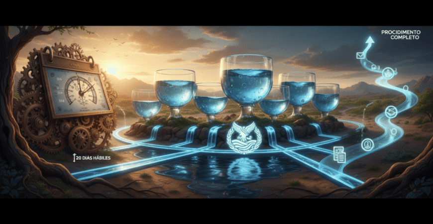 Reasignación de Volúmenes de Agua en 20 Días Hábiles: Procedimiento Completo ante CONAGUA